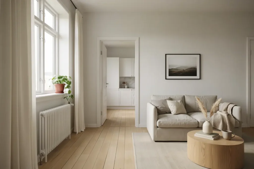 nyinstallation av golvv rme och radiatorer i villa i johannelund